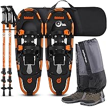 未使用　Odoland スノーシューセット 4-in-1 Amazon | Odoland 4-In-1軽量スノーシューセット アルミ